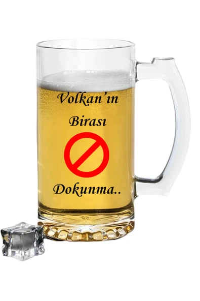 Kişiye Özel İsim Yazılı Bira Bardağı - İsimli Bira Bardağı ürün görseli 1
