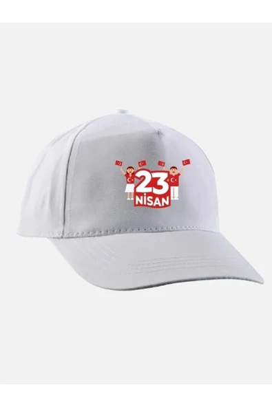 23 Nisan Baskılı Şapka - 23 Nisan Şapkası ürün görseli 1