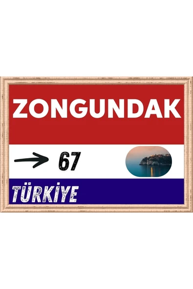 Zonguldak Tablo - Retro Tablo ürün görseli 1