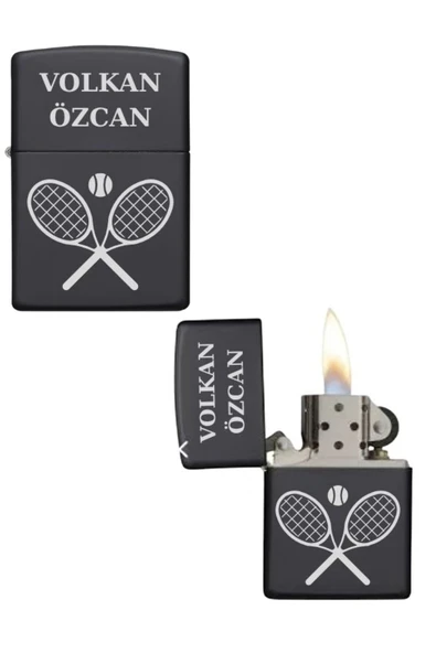 Kişiye Özel Tenis Model Metal Çakmak ürün görseli 1