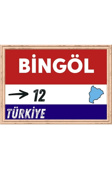 Bingöl Tablo - Retro Tablo ürün görseli 1