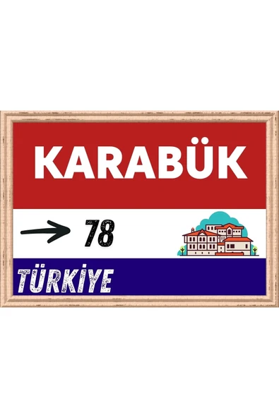 Karabük Tablo - Retro Tablo ürün görseli 1