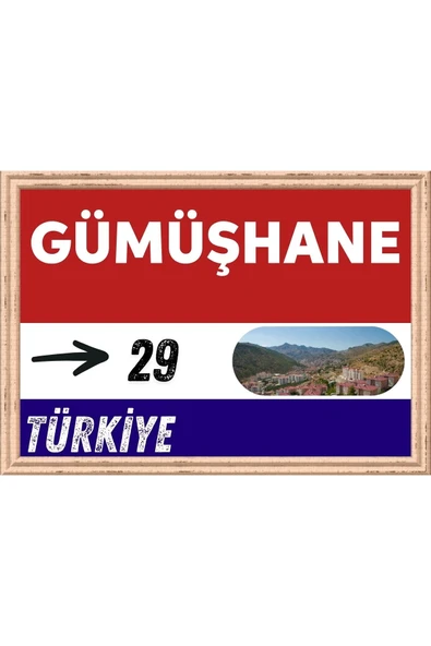 Gümüşhane Tablo - Retro Tablo ürün görseli 1