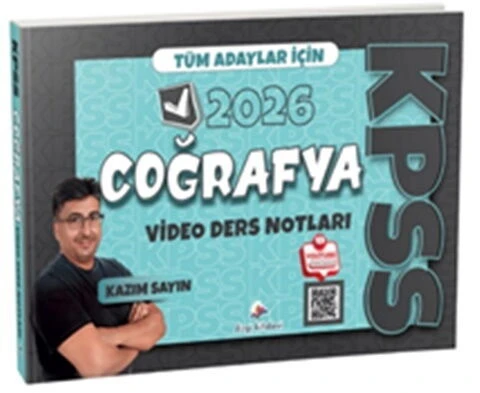 Dizgi Kitap 2026 KPSS Coğrafya Konu Anlatımı - Kazım Sayın Dizgi Kitap Yayınları ürün görseli 1