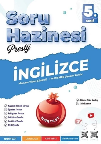 Nartest 5. Sınıf İngilizce Prestij Soru Hazinesi ürün görseli 1