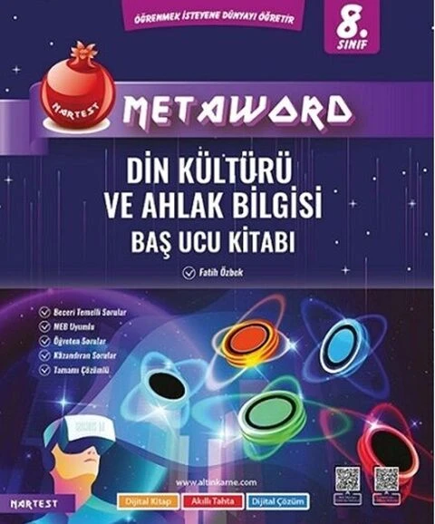 Nartest Yayınları 8. Sınıf Din Kültürü ve Ahlak Bilgisi Metaword Baş Ucu Kitabı ürün görseli 1
