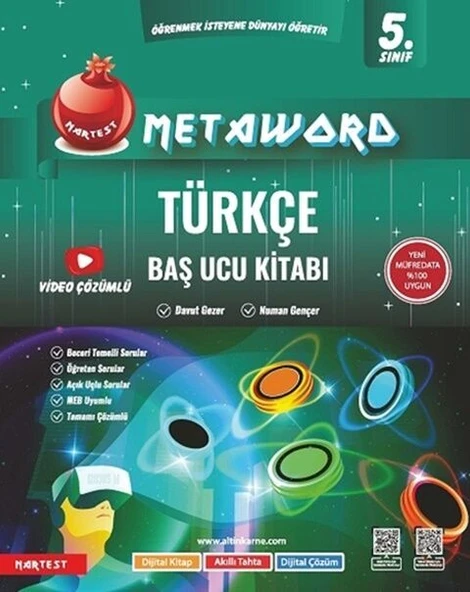 Nartest Yayınları 5. Sınıf Türkçe Metaword Baş Ucu Kitabı ürün görseli 1
