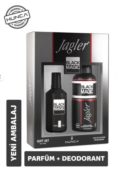 Jagler Black Magic EDT Parfüm 75ml ve Deo Set ürün görseli 1