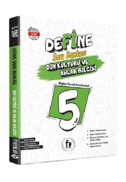 5. Sınıf Define Din Kültürü Soru Bankası Fi Yayınları ürün görseli 1