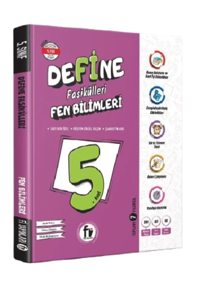 Fi Yayınları 5. Sınıf Define Fen Bilimleri Konu Anlatımlı Fasikül ürün görseli 1