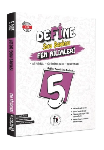 Fi Yayınları 5. Sınıf Define Fen Bilimleri Soru Bankası ürün görseli 1