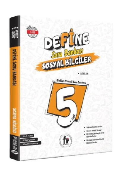 Fi Yayınları 5. Sınıf Define Sosyal Bilgiler Soru Bankası ürün görseli 1