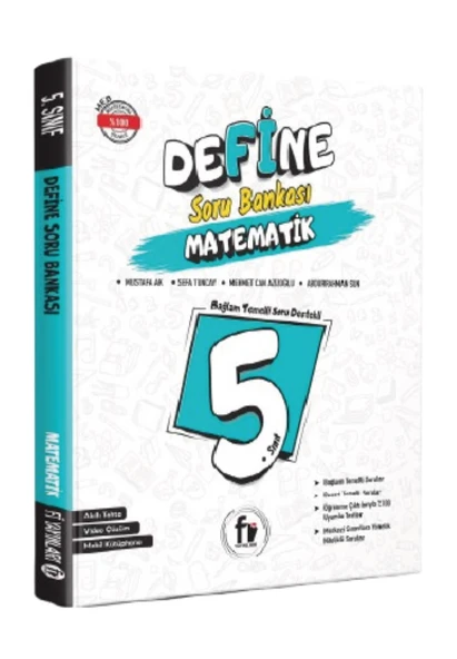Fi Yayınları 5. Sınıf Define Matematik Soru Bankası ürün görseli 1