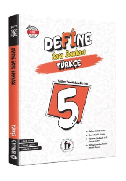 Fi Yayınları 5. Sınıf Define Türkçe Soru Bankası ürün görseli 1