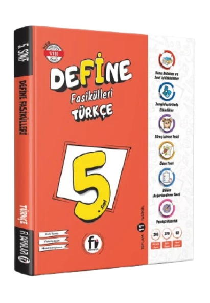 Fi Yayınları 5. Sınıf Define Türkçe Konu Anlatımlı Fasikül ürün görseli 1