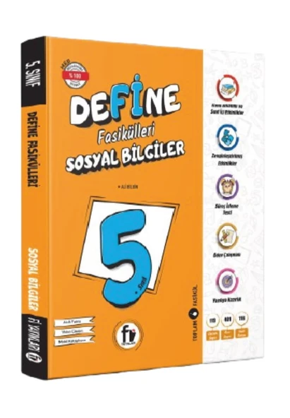 Fi Yayaınları 5. Sınıf Define Sosyal Bilgiler Fasikülleri Konu Anlatımlı ürün görseli 1
