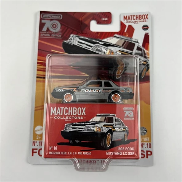 Matchbox Kolleksiyon Araçları Serisi HLJ68 - 1993 Ford Mustang LX ürün görseli 1