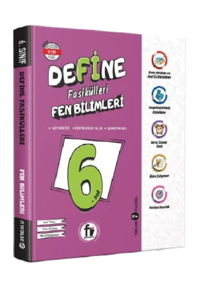 Fi Yayınları Maarif Model 6. Sınıf Define Fen Bilimleri Konu Anlatımlı Fasikülleri ürün görseli 1