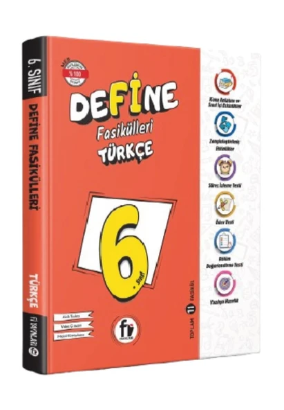 Fi Yayınları Maarif Model 6. Sınıf Define Türkçe Konu Anlatımlı Fasikülleri ürün görseli 1