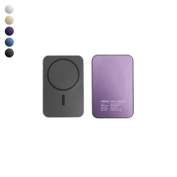 HEPU HP-223 5000 mAh PD20W Magsafe 15W Kablosuz Powerbank ürün görseli 1