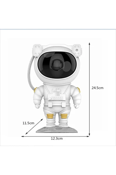 Astronot Galaksi Projeksiyon Lamba - Resim 4