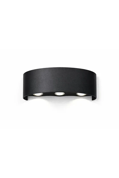LED Aplik, 10W, 680 Lümen, Amber Işık, Çift Taraflı, IP44, Duvar Aydınlatması ürün görseli 1
