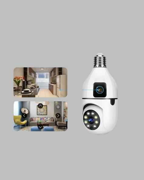 1080P WiFi Ampul Kamerası - Resim 4