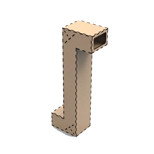 Periskop Yapım Seti Ahşap Boyanabilir Montessori Eğitim Ürünü - Fen Bilimleri Deneyleri ürün görseli 1