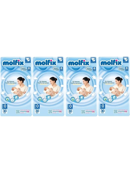 Molfix 0 Numara Prematüre 120'li Bebek Bezi ürün görseli 1