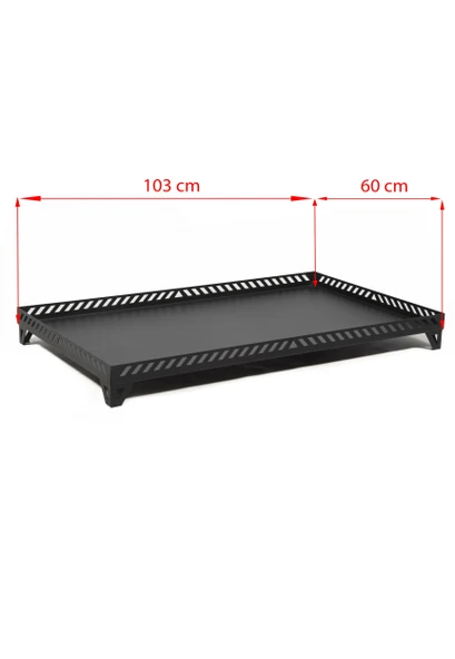 Şömine Altlığı KALIN ŞAÇ Şömine Soba Altlığı (103x60) XL ürün görseli 1