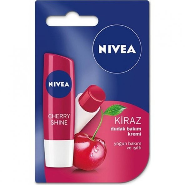 Nivea Fruity Shine Kiraz Lipstick 4,8 gr Dudak Bakımı ürün görseli 1