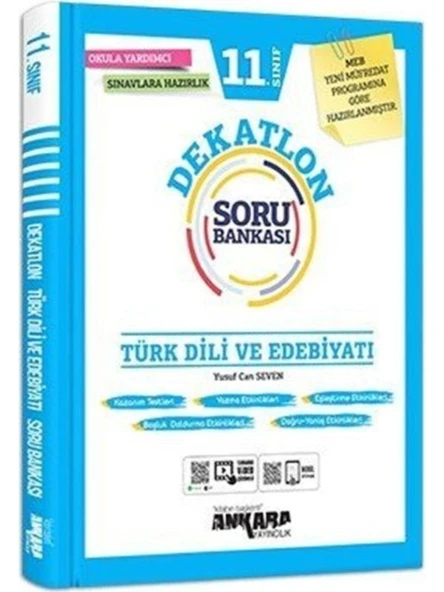 11.Sınıf Dekatlon Türk Dili ve Edebiyatı Soru Bankası ürün görseli 1