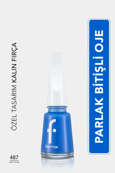 Flormar FNE Oje - 487 Navy Bluenew ürün görseli 1