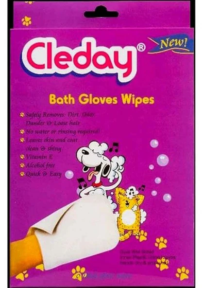 Cleday Kedi ve Köpek Banyo Eldiveni 6'lı ürün görseli 1