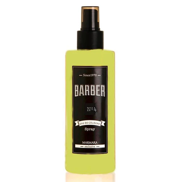 Marmara Kolonya Barber Eau De Cologne No:4 Pvc 250Ml Sarı ürün görseli 1
