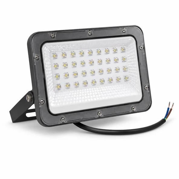 50W LED Projektör 6500K Beyaz Işık IP65 Su Geçirmez Dış Mekan Aydınlatma ürün görseli 1