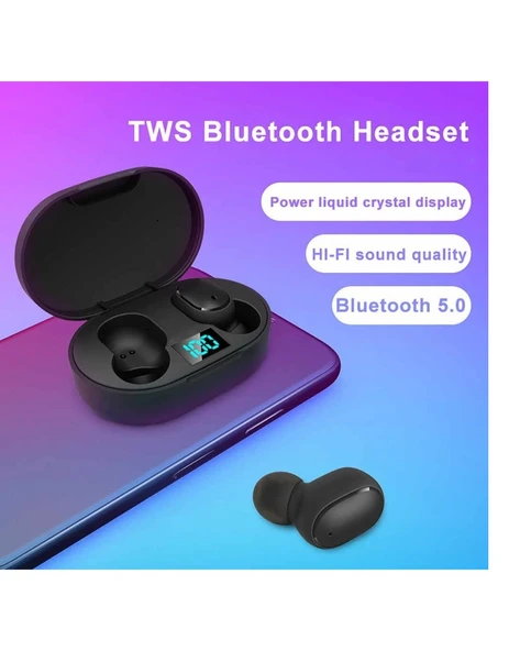 E6S Şarj Göstergeli Bluetooth Kulaklık - Resim 4
