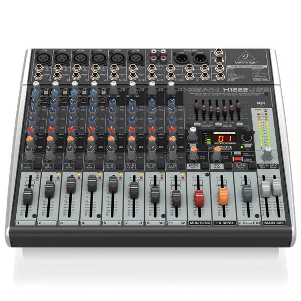 BEHRINGER X1222USB 12-Kanal 2/2-Bus Analog Mixer - Resim 2