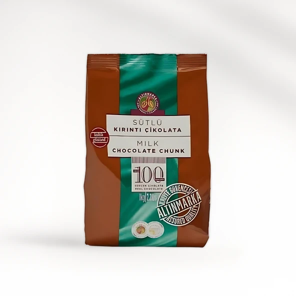 ALTINMARKA SÜTLÜ KIRINTI ÇİKOLATA  1 KG ürün görseli 1