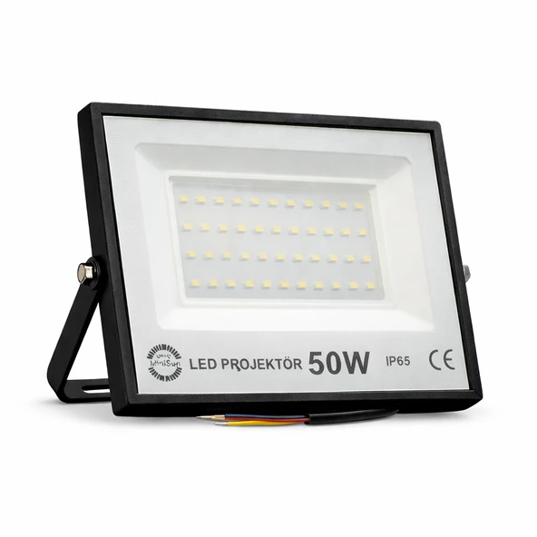 50W LED Projektör IP65 Beyaz Işık 4500 Lumen ürün görseli 1