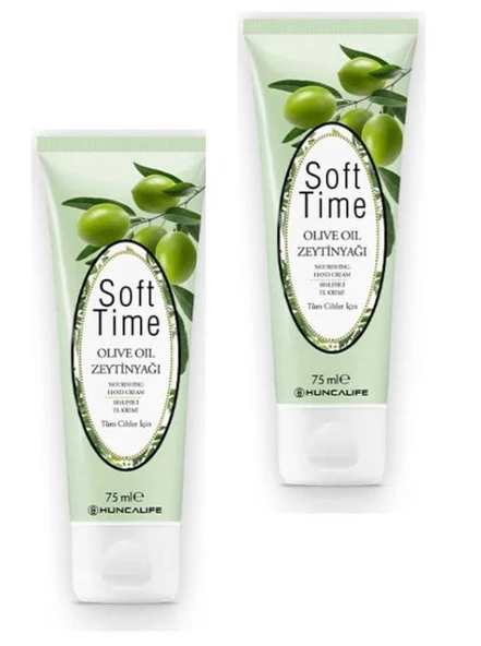 Soft Time Zeytinyağlı Besleyici 2 ADET El Kremi 75 ml ürün görseli 1