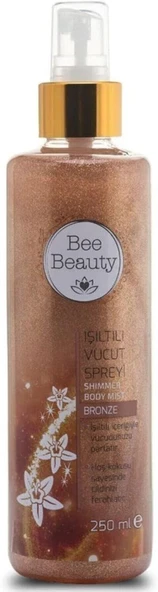 Bee Beauty Işıltılı Vücut Spreyi 250 ML - Bronze ürün görseli 1