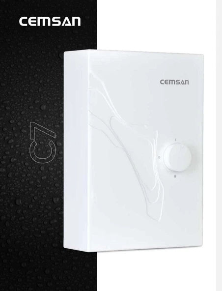 cemsan c7 yeni nesil karbon izi  güneş enerji sistemine uyumlu elektrikli şofben ürün görseli 1