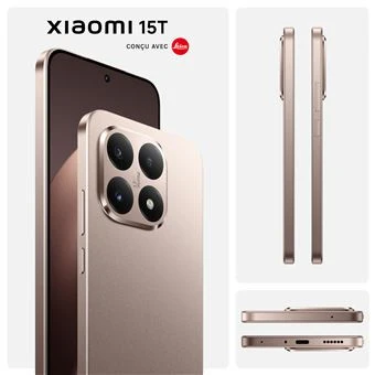 PTTAVM: Xiaomi 15T 512 GB 12 GB Ram (İthalatçı Garantili) -Rose Gold-