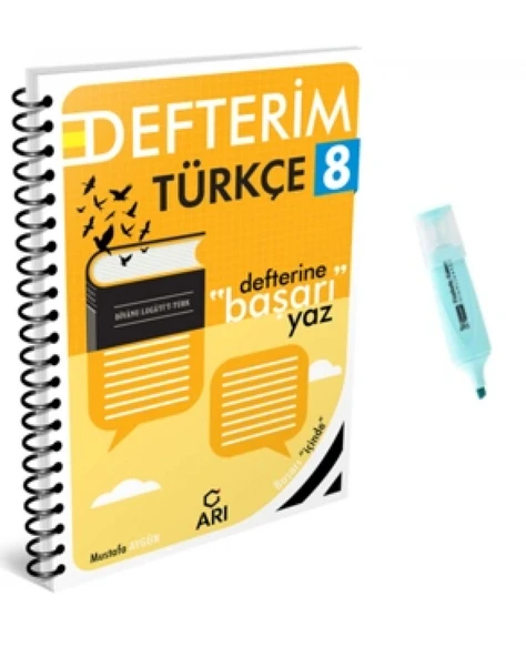 8.Sınıf TürkçeMino Türkçe Akıllı Defterim ürün görseli 1