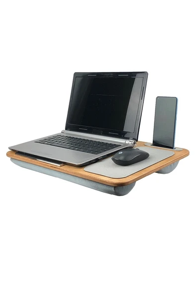 Laptop Sehpa Taşınabilir Minderli Kolay Taşınabilir Çalışma Masası Yatak Odası Salon Dizüstü Sehpa ürün görseli 1