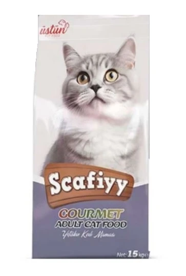 Scafiyy Gurme Yetişkin Kedi Maması 15 Kg - Premium İçerik, Dengeli Beslenme ürün görseli 1