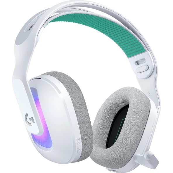 Logitech G522 LIGHTSPEED LIGHTSYNC RGB Kablosuz Bluetooth Oyuncu Kulaklığı - Beyaz ürün görseli 1