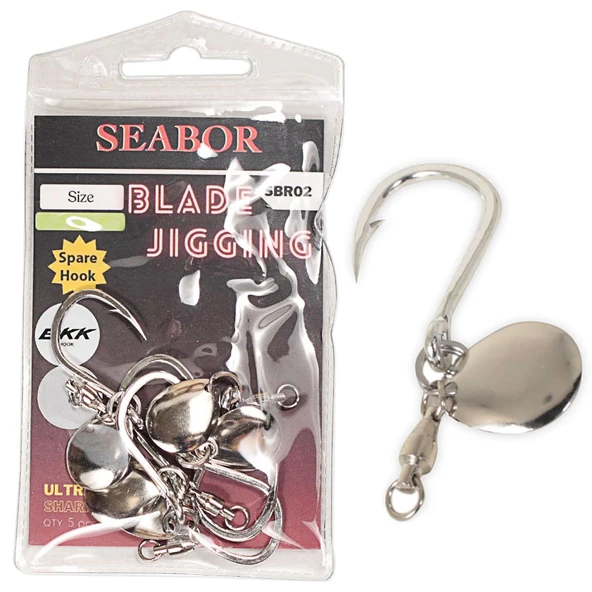 Seabor Blade 5 Adet (Spare Hook) Jig Asist İğnesi  3/0 No ürün görseli 1
