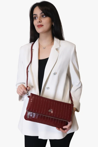 Bayan Linen Portföy Çanta 67-6010 - Resim 5